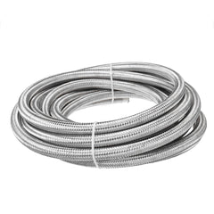 20FT 609.6cm Fuel Hose Oil Gas Line PTFE Stainless Steel Braided