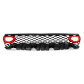 RED Upper Grille with Bezels Dual Inlets For Dodge Charger SRT Scat