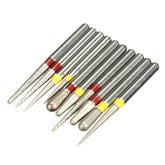 10pcs Diamond Burs Polishing Grinding Heads for High speed Handpieces