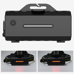 USB Rechargeable Flashlight 2000LM 10 Lights 8 Lighting Modes LED Torch 90m Wide Range For Outdoor Adventure Fishing