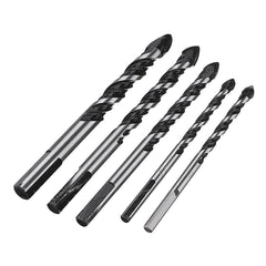5pcs 6-12mm Masonry Drill Bits Twist Drill Set for Tile Brick Concrete Cement