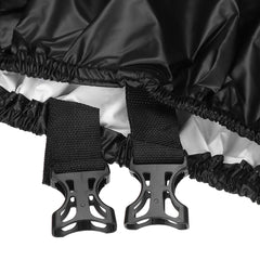 10ft / 10-12ft /12-14ft / 14-16ft Jon Boat Cover 210D Waterproof Sun Protection Black