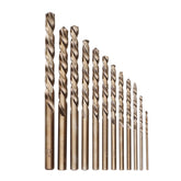13pcs 1.5-6.5mm HSS-Co M35 Cobalt Twist Drill Bit Set for Metal Wood Drilling