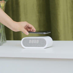 Portable Desktop Fan Wireless Compatible Charging Time Display Low Noise for Home Office