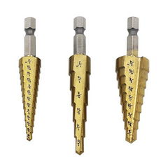 3/16-1/2 1/4-3/4 1/8-1/2 Inch Step Drill Bit Type 1/4 Shank
