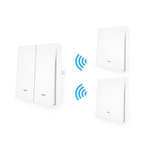 WiFi Smart Push Button Switch RF433 Wall Panel Transmitter Kit Tuya App Remote Control Works with Alexa Google Home