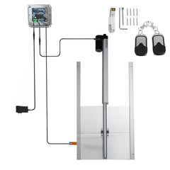 600MM Push Rod Type 2 In 1 Photosensitive Timing Chicken Cage Door Opener