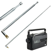 Full-channel AM FM Radio Telescopic Antenna Replacement 63cm Length 4 Sections
