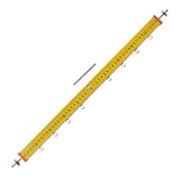 50cm Wooden Lever Ruler Straight Ruler Physical Mechanics Experimental Equipment Balance Measuring Tools School Teaching Instrument