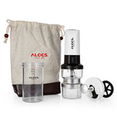Outdoor Tableware Electric Portable Coffee Maker Camping Coffee Grinder with Camping Light Function Coffee Machine Filter Sets