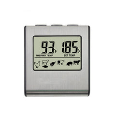 Barbecue Thermometer with Probe LED Display Electronic Food Thermometer