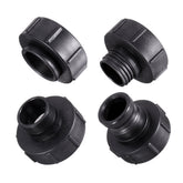S60*6 Water Tank Adapter Hose Barb Coarse Thread Quick Connect to 2'' Pipe Tap Replacement Valve Fitting Parts for Home Garden