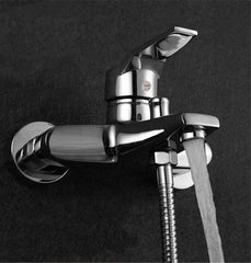 Modern Bathroom Tap Tub Shower Faucet Wall Mount Head Bath Valve Mixer