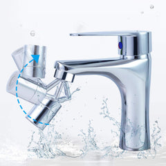 360 Degree Swivel Faucet Universal Rotating Mesh Mouth Anti Splash Head Dual Model Bubbler Faucet Extender for Bathroom Kitchen