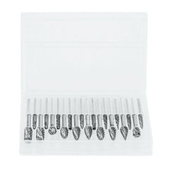 20pcs Tungsten Carbide Steel Rotary Burr Die Grinder Bit Carving Set