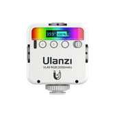 LED Video Light 2500K-9000K with Magnetic Mini Fill Lamp Extend 3 Cold Shoe 2000mAh Type-c Port for Youtube Tik Tok Live Broadcast Photography