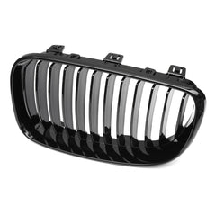 2PCS Gloss Black Front Kidney Car Grilles For BMW