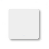 WiFi RF433 1Gang Push Button Wall Light Switch EU AC 100V-240V Smart Switch Compatible with Control Alexa Google Home