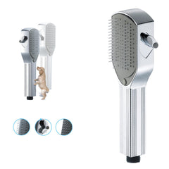ABS Handheld Bathroom Faucet Comb Shower Head Water Saving Tap w/ Switch