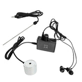 Water Pipe Tube Leakage Monitor Tester Kit with Dual Probes Earphone High Sensitivity Water Pipeline Locator Accessory Kit