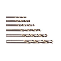 5/6/7/8/9/10mm Fully Ground High Spees Steel Brad Point Wood Drill Bit Kit Set Tool Woodworking Drilling