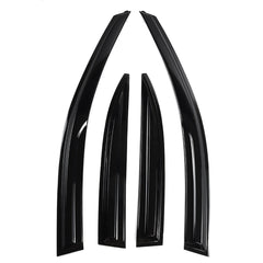 4Pcs Plastic Exterior Visor Vent Shades For Acura TSX 2009-2014 Sedan CU2 Wavy Style Window Sun Rain Guard Deflector
