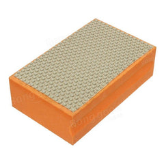 95*58mm 60-3000 Grit Diamond Hand Pad For Granite Concrete Marble Glass Polishing