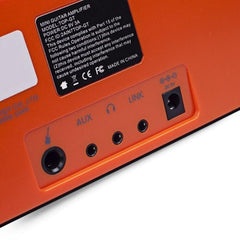 Portable Guitar Amplifier Mini Bluetooth Amp Speaker for Acoustic Electric Guitar Bass