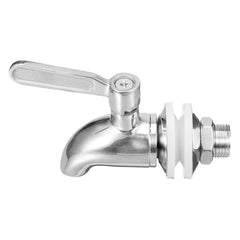 Silver Stainless Steel Faucet Barrel Tap For Drink Beverage Juice Water Coffee With The Switch