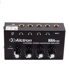 Channel Stereo Mini Headphone Amplifier USB Port Powered Recording Studio Headphone Splitter