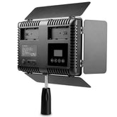 LED Video Light Photography Fill Light Adjustable Color Temperature+NP-F550 Battery+Charger+Remote Control