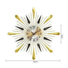 58CM/68CM Nordic Wall Clock Fashion Personality Creative Wall Clock Living Room Home Modern Minimalist Decoration