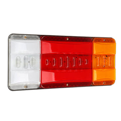 2x 24V Truck Trailer Rear Flowing Taillight Waterproof Brake Turn Signal Lamp Tail Light
