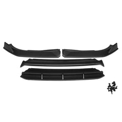 4Pcs Front Bumper Lip Body Kit Spoiler For Accord 10th Gen Sport