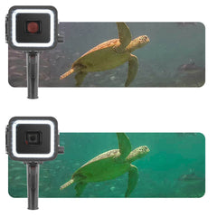 LED Underwater Lamp Diving Light for GoPro Hero 7 6 5 Black Video Flash Fill Lights Waterproof Case Red Filter Trigger