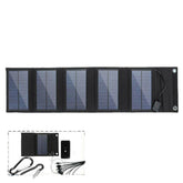 Foldable Solar Panel 75W USB Solar Cell Portable Folding Waterproof 5V Charger Outdoor Mobile Power Battery Sun Charging