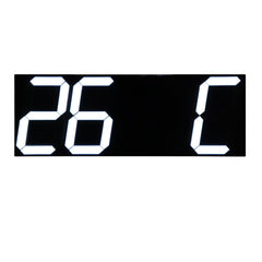 Remote Control LED Digital Wall Clock For School Home Decor Train Station
