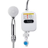 3500W Mini Instant Electric Shower Kitchen Bathroom Auto power-off Hot Water Heater