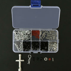 270PCS Boxed Screw Hex Wrench Repair Tool Kit RC Screw Car Accessories Collection Box Tools Box And Screw Hex Wrench