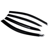 4Pcs Plastic Exterior Visor Vent Shades For Honda Accord 2008-2012 8TH Window Sun Rain Guard Deflector
