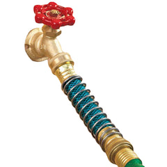 3/4'' Brass Coil Spring Hose Tube Threaded Garden Faucet Spring Coupling Adapter Hose Protector Irrigation Tap Connector Extension Pipes Fittings