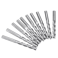 10pcs 3.175*22mm 3 Flutes Milling Cutter Carbide End Mill CNC Cutting Tool