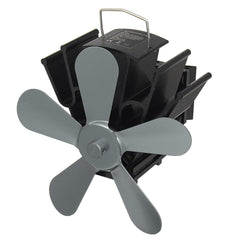 5 Blades Super Quiet Heat Powered Stove Fan Saving Wall Mounted Fireplace Ecofan