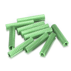 M3AS17 50Pcs M3 25mm Knurled Standoff Aluminum Alloy Anodized Spacer