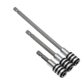 3Pcs 60/100/150mm Quick Release Drill Screwdriver Bit Holder 1/4 Inch Hex Shank Extension Bar