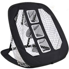 Foldable Portable Golf Chipping Net Indoor Outdoor Target Practice Accuracy Swing Hitting Nets With 3 Different Heights Net Pockets