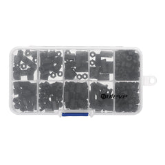 M3 Nylon Screw Black Hex Screw Nut Nylon PCB Standoff Assortment Kit 300pcs