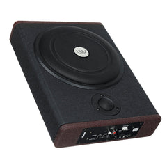 Ultra-thin Car Seat Subwoofer Car Active Subwoofer Audio Speaker Amplifier 10 Inches