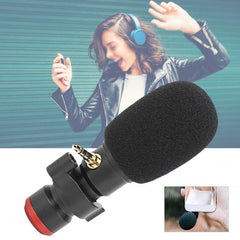 Mini Portable 3.5mm Microphone Recording Singing Studio Condenser Mic Wired Mikrofo/Microf for Mobile Phone
