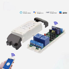 WIFI Switch Garage Switch DC12V 24V 32V AC220V Dry Contact Switch NO COM NC Compatible With Google assistant & Alexa